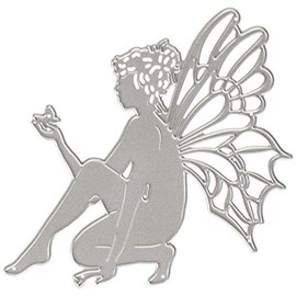 Sara Signature Enchanted Forest-Metal Die-Star Dust, Silver, 4" x 4"