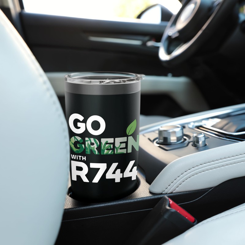 Green with R744 Refrigeration Tech Stainless Steel Insulated Tumbler