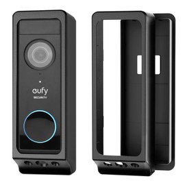 Anti-Theft Video Doorbell Mount for Eufy Doorbell E340/Wyze Duo Cam Doorbell, No-Drill Adjustable Mounting Bracket for Eufy E340, Apartment Door Bell Kits for Wyze Doorbell Camera for Home Rentals