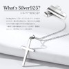 ChicSilver Skull Necklace, Men's, 925 Silver, Metal Allergy, Women's Pendant,
