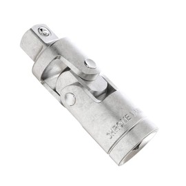 Universal Cardan Joint 1/4 inch Double Square Drive by WIESEMANN 1893 with 6.3mm (1/4”) Drive | Chrome-Plated CV Steel | 80874