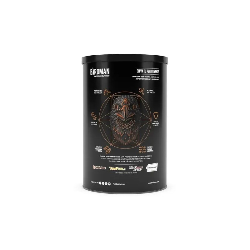 Birdman Falcon Performance Proteina Vegetal Premium 722 Gr Sabor Choco