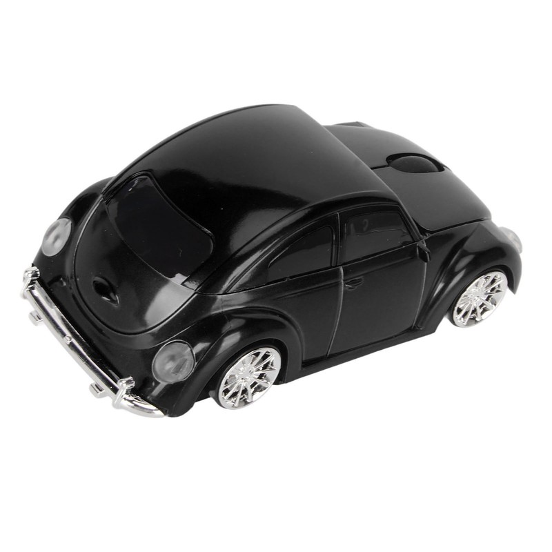 Wireless Mouse Red Sports Car Style 2.4GHz USB Receiver 1600DPI