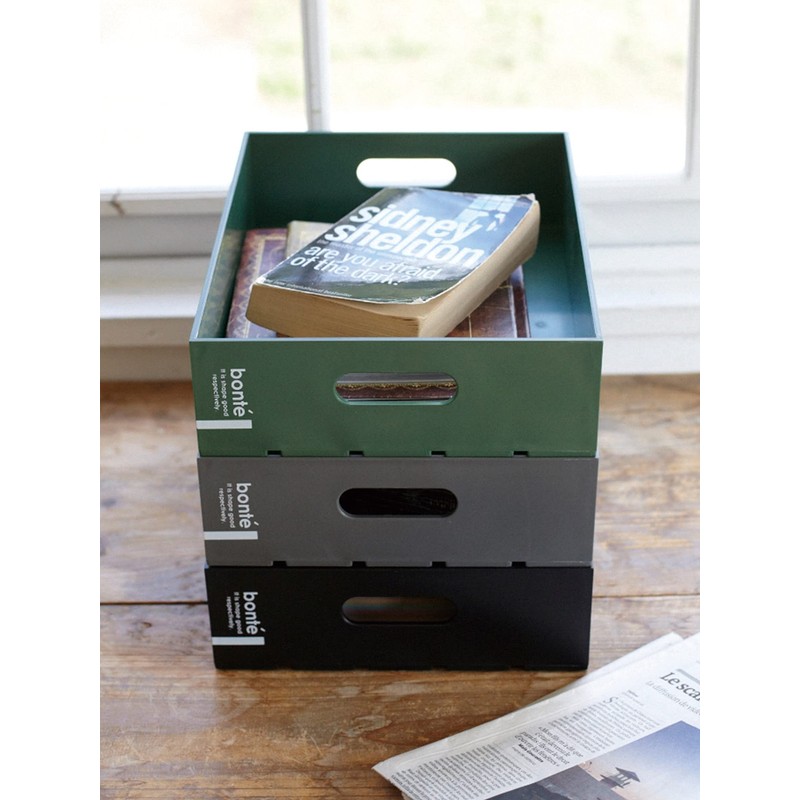 way-be 1013 Yawata Kasei Storage Case, Bonte Container, White