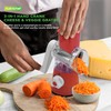 Nutrichef 3 in 1 Cheese Grater & Shredder | Strong