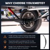 Youxmoto Trailer Leaf Springs 4 Leaf Double Eye 2500lbs for