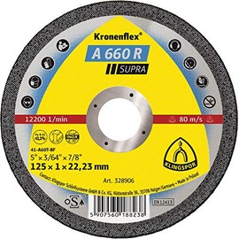 Klingspor 328905 660 R Cutting Discs 115 x 1 x 22 23 mm Straight (Pack of 25)
