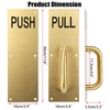 Sumnacon 2 Set 12" Stainess Steel Door Handle Pull &
