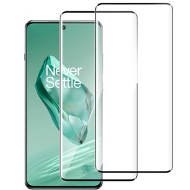 LOVSME Screen Protector for Oneplus12 5G, 9H Hardness Tempered Glass Film, Fingerprint Support, 3D Curved, Anti-Scratch Bubble Free Case Friendly HD Clear Glass Screen Protector (2 Pack)