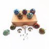 Royal Kraft Vintage Hand Painted Ceramic Pull Knobs for Kitchen