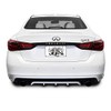 SlickMod Chrome Delete Blackout Vinyl Overlay for 2018-2022 Infiniti Q50