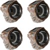 SunKite Solar Powered Rock Light, 4 Pack 10 LED Waterproof