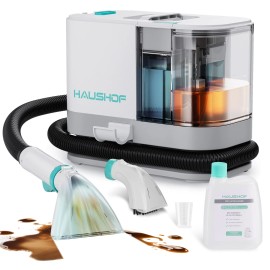 HAUSHOF Portable Carpet Spot and Upholstery Cleaner Machine Deep Stain Cleaning
