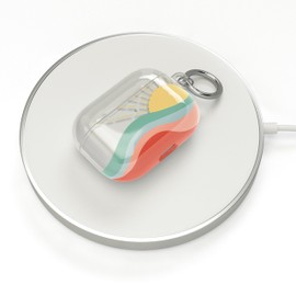 Casely AirPods Pro 2 Case Here Comes The Sun | Colorblock Sunset AirPods Case