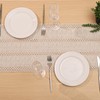 Boho Crochet Table Runner,95 in Macrame Table Runner Lace Table