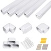 LyPrem 17Ft Mini Split Line Set Cover 5" PVC Line