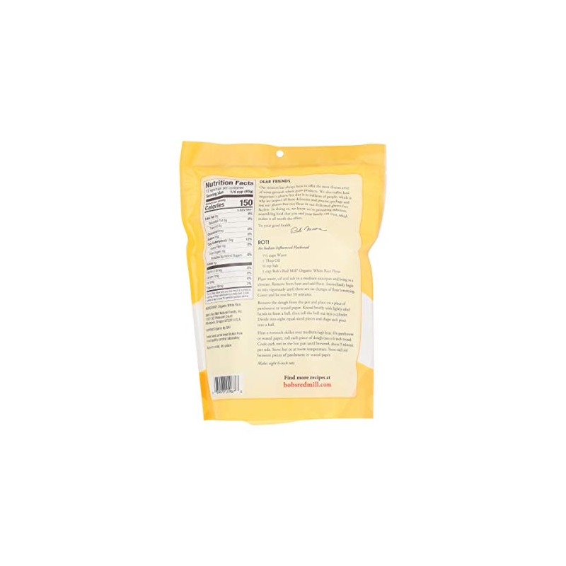 Bob's Red Mill Organic White Rice Flour, 24 Oz