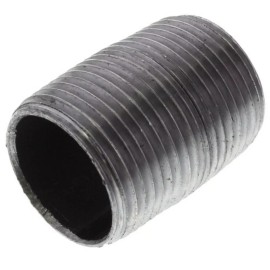 Unbranded LOT OF (10) 3/4" X Close Nipple BLACK IRON GAS PIPE FITTINGS THREADED PLUMBING