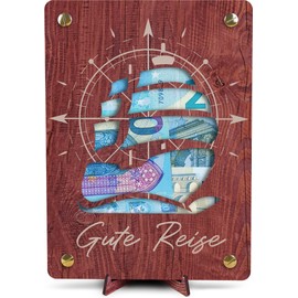 Segeln - XL Geldgeschenk aus Holz inkl. Ständer | Reise Geschenk, Urlaub Geschenk, Urlaubskasse, Geldgeschenk Reisekasse, Reisekasse, Geldgeschenk Reise, Urlaubskasse Geschenk (Segelschiff)