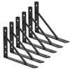 Shelf Brackets 12 Inch Heavy Duty Metal Shelf Holders, Industrial