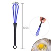 Tiiyee Plastic Whisk Set, 5Pcs Mini Hair Dye Cream Stirrer