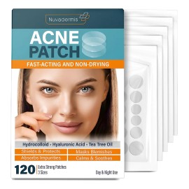 Nuvadermis Parches Para Espinillas Tratamiento De Manchas Todo Tipo De Piel Día/noche
