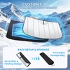Windshield Sun Shade for Dodge Ram 1500 2019-2026, Custom Fit