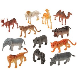 US Toy Mini Wild Animals Action Figure