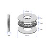 FOCMKEAS 5PCS AXK1024 2AS Thrust Needle Roller Bearings with Washers