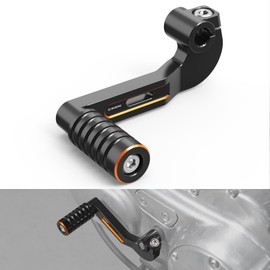 NICECNC Orange Gear Shift Lever Foot Shift Lever Aluminum Compatible with Harley Seventy Two XL1200V 2012-2017, Forty Eight Dark Custom XL1200X 2013-2014, Replacement for 34721-07, See Fitments