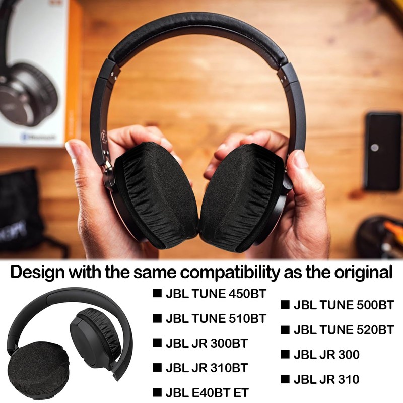 BOULESENM Pack of 6 Headphone Ear Pads, Stretchable Washable Headphone