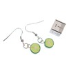 Miniblings Lime Earrings Pendant Fruit Lime Phosphorescent Cocktail – Handmade