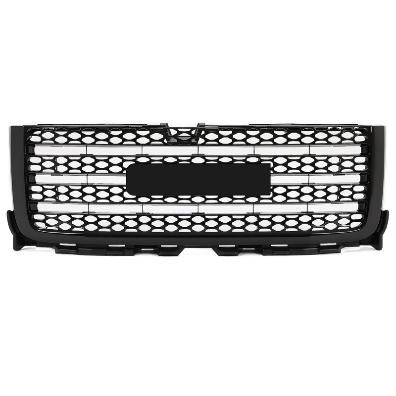 Front Bumper Grille Compatible with 2011-2014 Chevy Silverado GMC Sierra