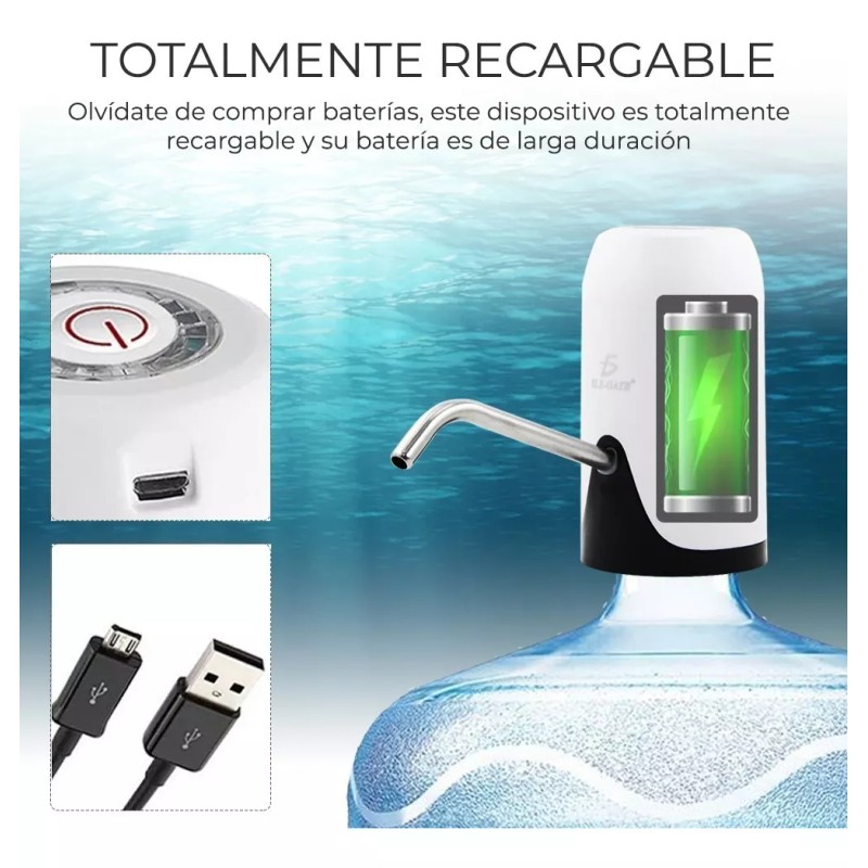EGTMA Kit De Dos Dispensadores De Agua Automáticos Para Botellón