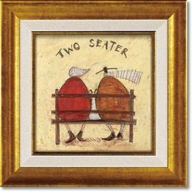 UPOWER ST-04009 Art Frame Sam Toft "Futari Seat" ST-04009 w9.3 x h9.3 inches (23.5 x 23.5 cm)