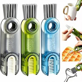 Cepillo para Botellas 3 Piezas – Set de Limpieza Multifuncional
