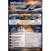 2024-2026 Tape-On Side Window Rain Guards for Toyota Land Cruiser