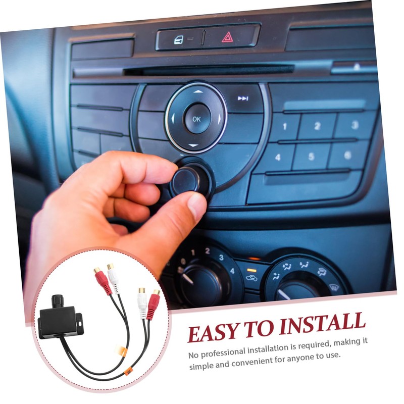 CHILDWEET Car Amplifier Bass Knob Control RCA Car RCA Remote