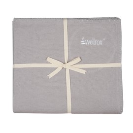 Wellrox Yoga Blanket 100% Indian Cotton - Yoga Blanket for Restorative Yoga Perfect, Relaxing, Renewing, Yoga Blanket, Yoga Blankets Cotton, Meditation Blanket, Restorative Yoga Props (Natural)