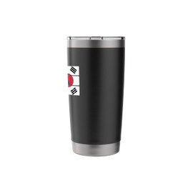 Peace Love Kimchi South Asian Food Korean Cuisine Stainless Steel Insulated Tumbler