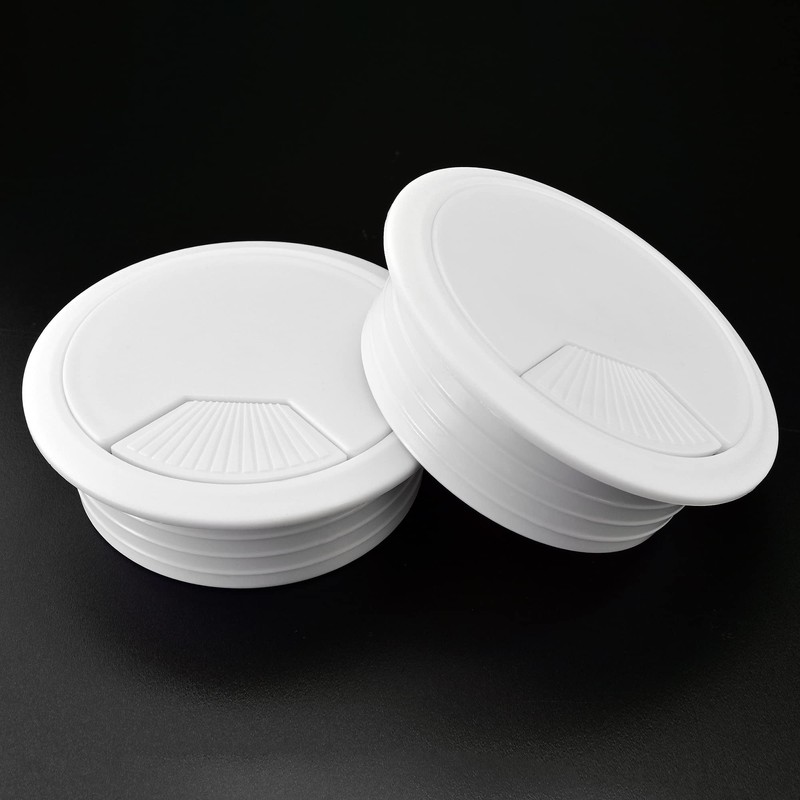 Mprofi MT® 10 x Cable Grommet Desk - White Plastic