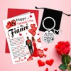 HOWAF Valentines Card for Fiancé, Valentines Day Card for Him,