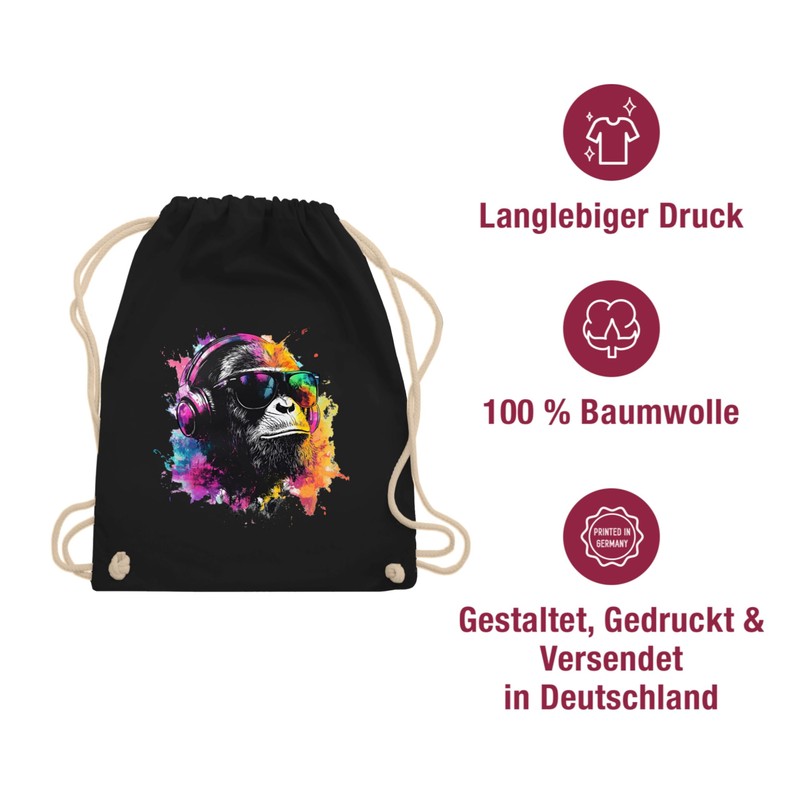 Shirtracer - Gym Bag Backpack - Bags - DJ Monkey