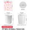 Trash bags, 4 Gallon Trash Bags Drawstring, Colorful & Portable