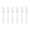 Sambonet Rosenthal Leaf Pastry Forks Set of 6 – Stainless