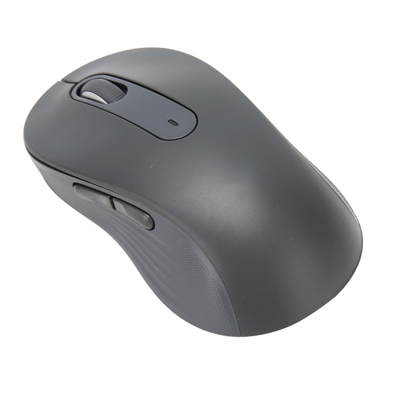 Wireless Mouse Black BT Or USB Receiver Silent Click Adjustable