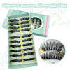 Pestañas Postizas de Mink Sintético Hipoalergénico, Pack 20 Pares Naturales