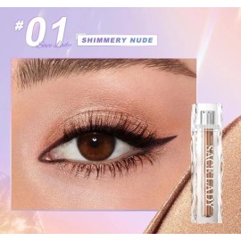 Sace Lady 2-Pack Sace Lady Liquid Eyeshadow, Pigmented Glitter Makeup Cream 0.12oz Each