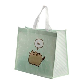 Puckator Pusheen Cat Reusable Shopping Bag Out Of Recycled Plastic Bottles - Shoulder Bags - Handbags for Women - Canvas Tote Bags for Women - Shopping Hand Bag - Large Ladies Bags - Aesthetic Stuff