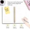 GDJIEGBC Bible Pink Christian Notebook,God is Within Her She Will